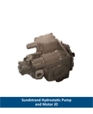 Sundstrand Hydrostatic Pump and Motor JD