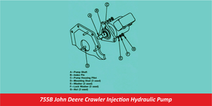 755B John Deere Crawler Injection Hydraulic Pump