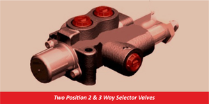 Two Position 2 & 3 Way Selector Valves