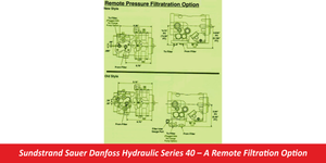 Sundstrand Sauer Danfoss Hydraulic Series 40 – A Remote Filtration Option