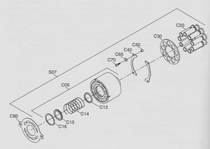 Sundstrand Sauer Danfoss Series 90 Remove Valve Plate from Cylinder Block