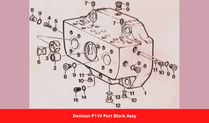 Denison P11V Port Block Assy