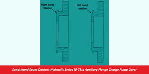 Sundstrand Sauer Danfoss Hydraulic Series 90-75cc Auxiliary Flange Charge Pump Cover