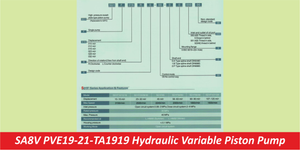 SA8V PVE19-21-TA1919 Hydraulic Variable Piston Pump