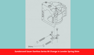 Sundstrand Sauer Danfoss Series 90 Change in Leveler Spring Shim