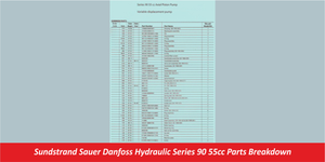 Sundstrand Sauer Danfoss Hydraulic Series 90 – Journal Bearing and Cylinder Spring