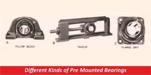 Different Kinds of Pre Mounted Bearings