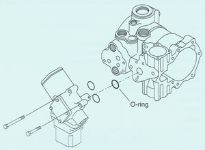 Sundstrand Sauer Danfoss Series 40 M46 EDC & HDC O Ring Change