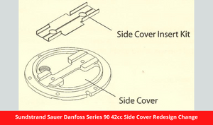 Sundstrand Sauer Danfoss Series 90 42cc Side Cover Redesign Change