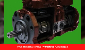 Hyundai Excavator R55 Hydrostatic Pump Repair