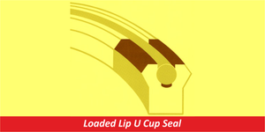 Loaded Lip U Cup Seal