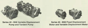 Sundstrand Sauer Danfoss Series 40 M46 Pump and Motor