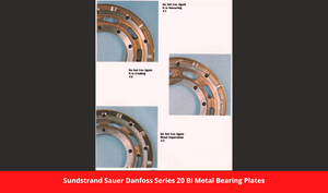 Sundstrand Sauer Danfoss Series 20 Bi Metal Bearing Plates