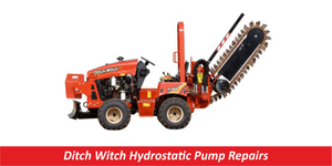 Ditch Witch Hydrostatic Pump Repairs