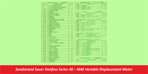 Sundstrand Sauer Danfoss Series 40 – M46 Variable Displacement Motor