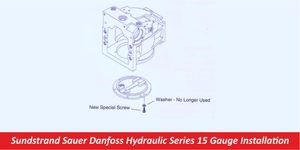 Sundstrand Sauer Danfoss Hydraulic Series 15 Gauge Installation