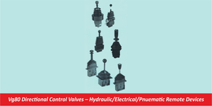 VG80 Directional Control Valves – Hydraulic/Electrical/Pnuematic Remote Devices