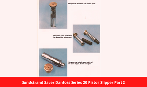 Sundstrand Sauer Danfoss Series 20 Piston Slipper Part 2