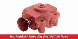 Two Position – Three Way Float Position Valve