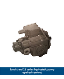 Sundstrand 21 series hydrostatic pump repaired-serviced