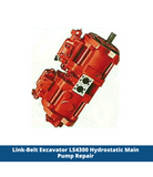 Link-Belt Excavator LS4300 Hydrostatic Main Pump Repair