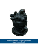 Hitachi Excavator EX200 Hydrostatic Main Pump Repair