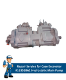 Repair Service for Case Excavator #163568A1 Hydrostatic Main Pump