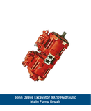 John Deere Excavator 992D Hydraulic Main Pump Repair