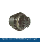 Hyundai Excavator R4500LC-3 Swing Motor Repair