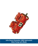 John Deere Excavator 190E Hydrostatic Main Pump w/o Blade