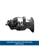 Caterpillar Excavator 235 Hydrostatic Main Pump