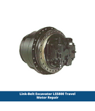 Link-Belt Excavator LS5800 Travel Motor Repair