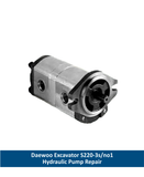 Daewoo Excavator S220-3s/no1 Hydraulic Pump Repair