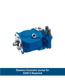 Daewoo Excavator pump for S250-5 Repaired