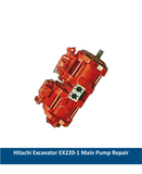 Hitachi Excavator EX400LC-3/5 Hydraulic Main Pump Repair